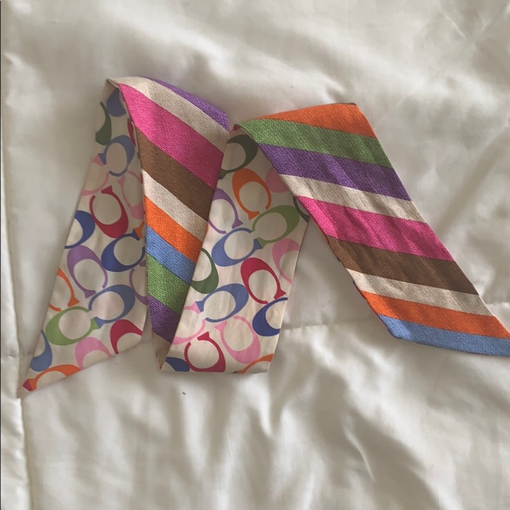 Coach scarf multicolor
